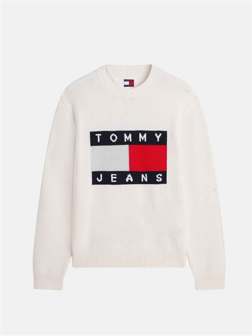 Maglioncino in cotone con logo Tommy Jeans | DM0DM23413YBH